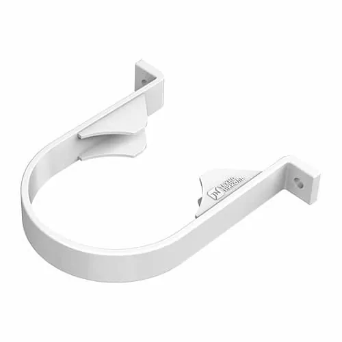 Хомут трубы ПВХ ТехноНИКОЛЬ 125/82, белый