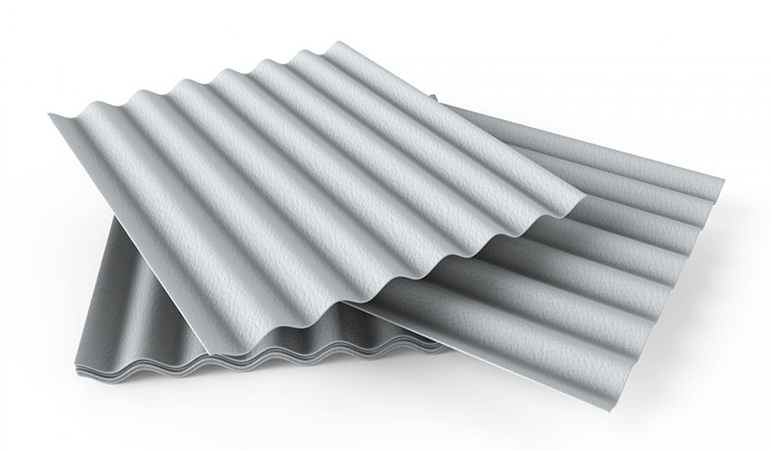 Листы асбестоцементные волнистые (шифер) 5.8х1750х1130мм, СВ-40/150-8