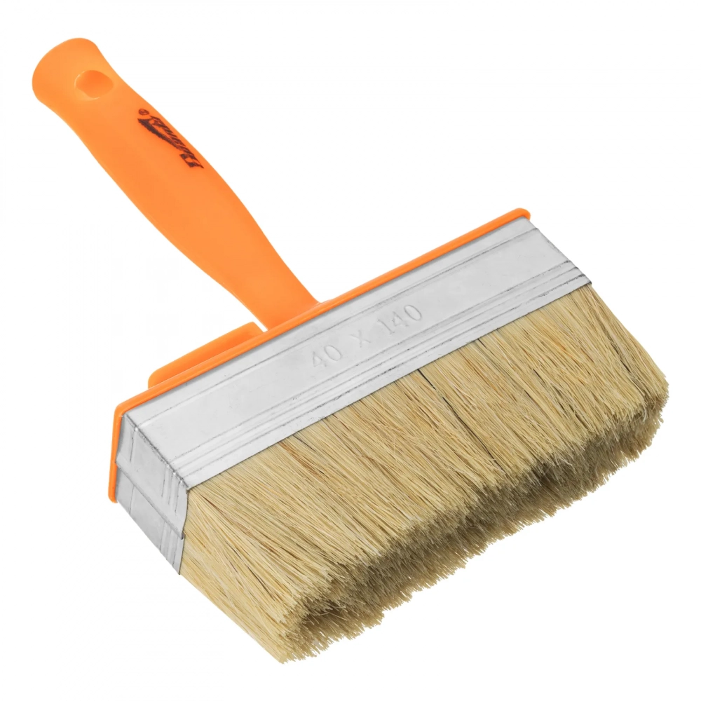 Кисть-ракля 40х140мм, натуральная щетина, пластмассовый корпус Sparta