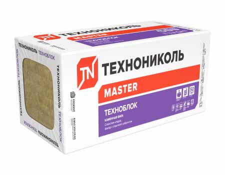 Утеплитель ТехноБлок Стандарт ТехноНИКОЛЬ 1200х600х50 (упак. 0.288м3; 5.76м2)