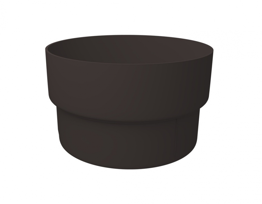 Муфта трубы соединительная ПВХ Grand Line коричневая