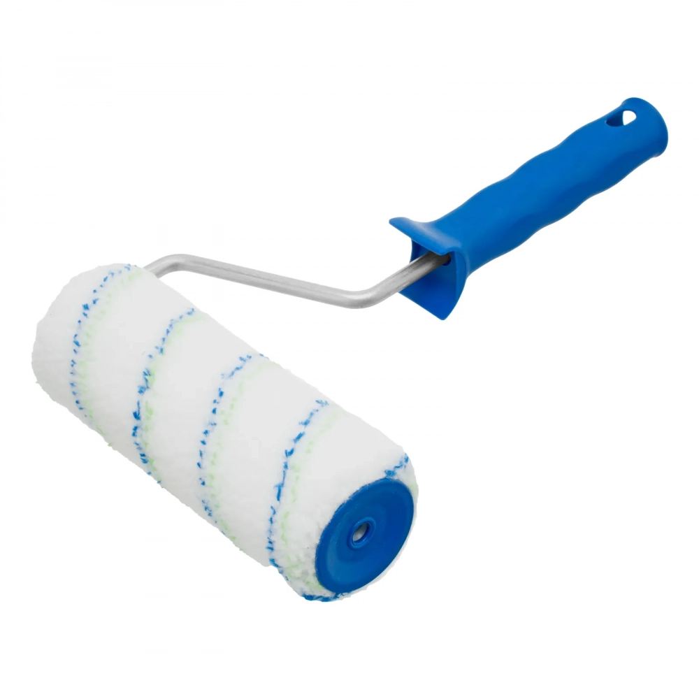 Валик «Водные краски» 180мм, ворс 12мм, D-48 мм, D ручки-8 мм, полиэстер Сибртех