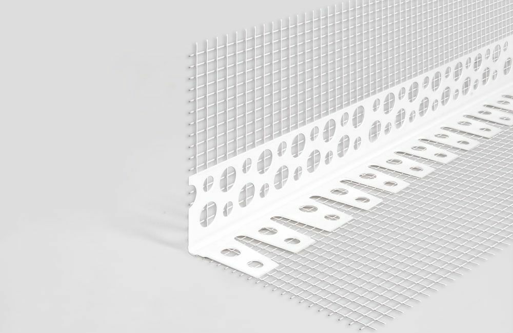 Уголок ПВХ арочный с армирующей сеткой Profigips 100х150х2500мм