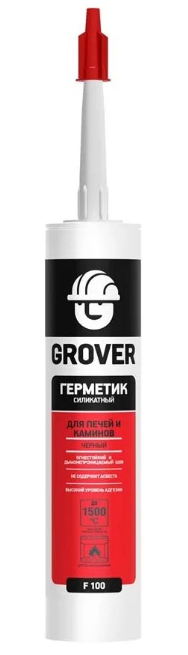 Герметик силикатный для печей и каминов GROVER F 100, 300мл