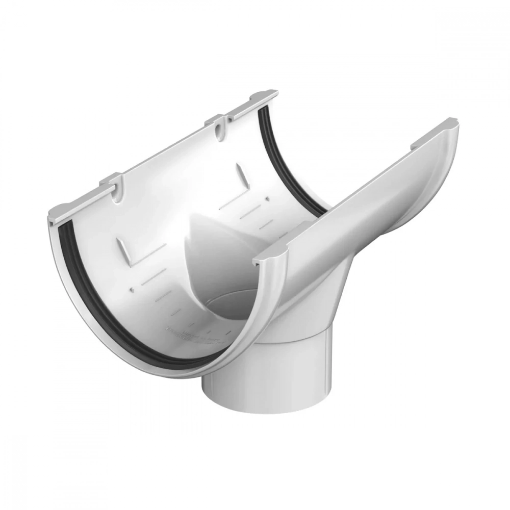 Воронка желоба ПВХ ТехноНИКОЛЬ 125/82, белый