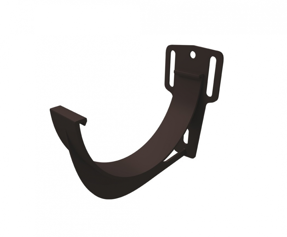 Кронштейн желоба slider ПВХ Grand Line коричневый