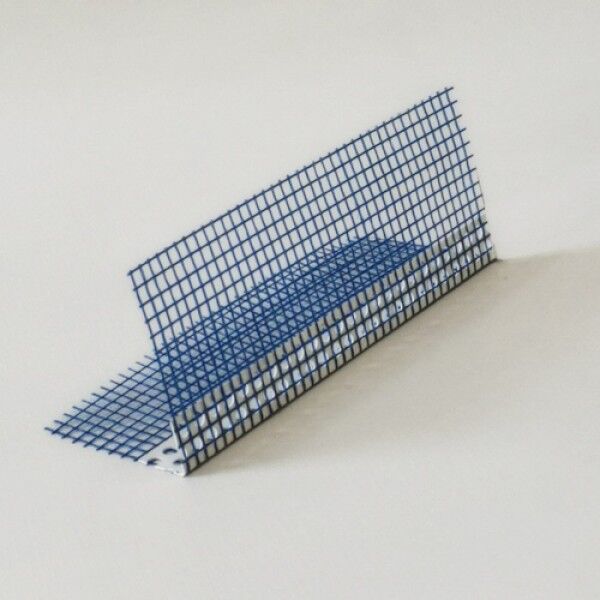 Угол перфорированный ПВХ с сеткой 70х70х2500