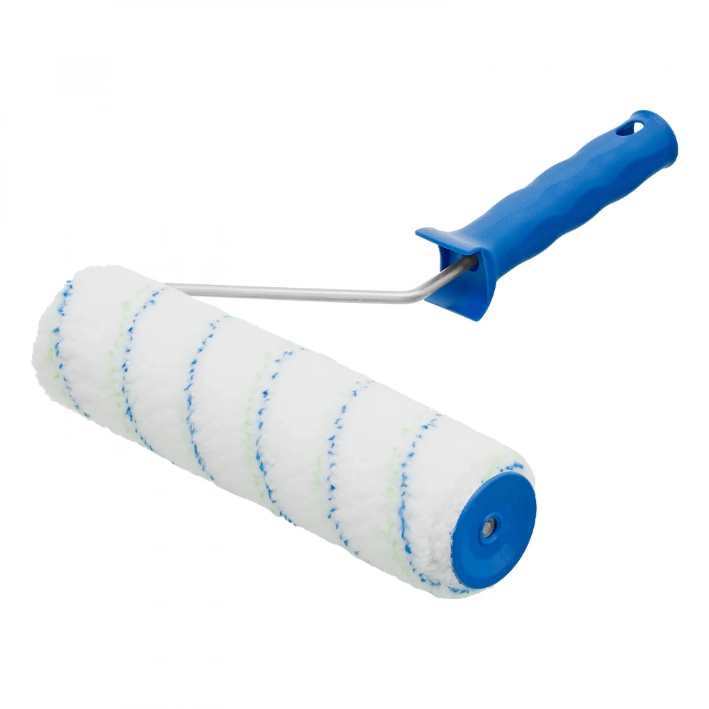 Валик «Водные краски» 250мм, ворс 12мм, D-48 мм, D ручки-8 мм, полиэстер Сибртех